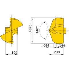 STAWK0028TG DP5010 DRILLING INSERT