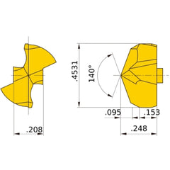 STAWK0029TG DP5010 DRILLING INSERT