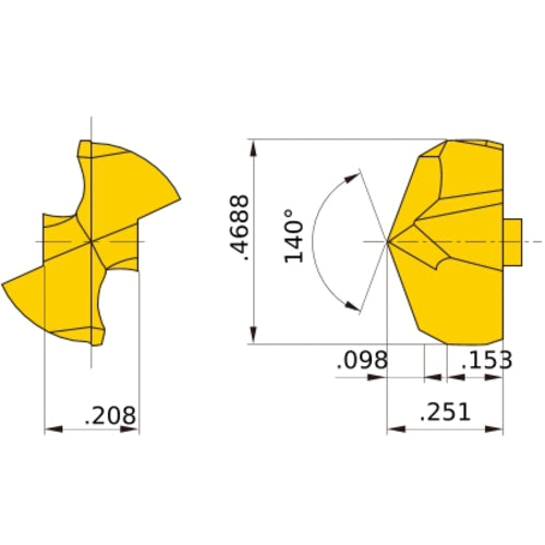 STAWK0030TG DP5010 DRILLING INSERT