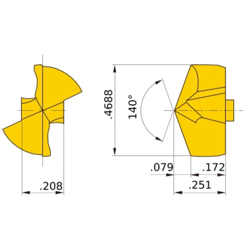 STAWN0030TH VP15TF DRILLING INSERT