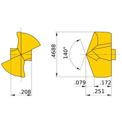 STAWN0030TH VP15TF DRILLING INSERT