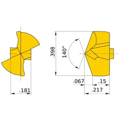 STAWN1010TH VP15TF DRILLING INSERT