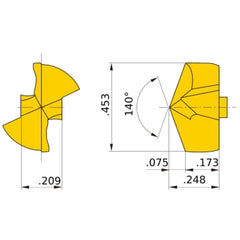 STAWN1150TH VP15TF DRILLING INSERT