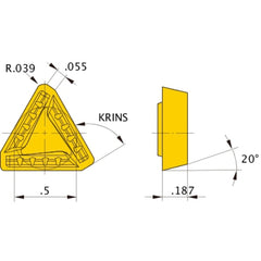 TEER43PEER-JS F7030 MILLING INSERT
