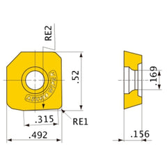 WOEW12T308PETR8C NX2525 INSERT
