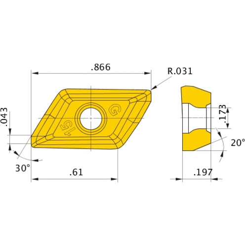 XDGT1550PDFR-G08 TF15 INSERT