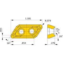XDGX227020PDER-GLA MP6120 INSERT
