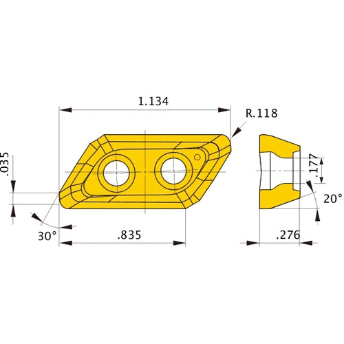 XDGX227030PDFR-GL TF15 INSERT