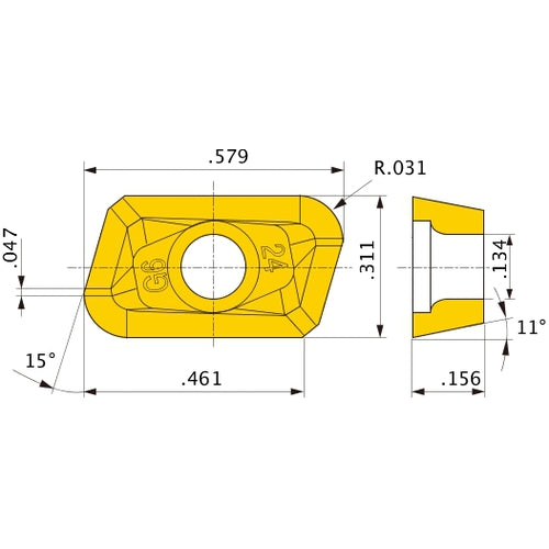 XPGT13T3PDER-G2 VP15TF INSERT