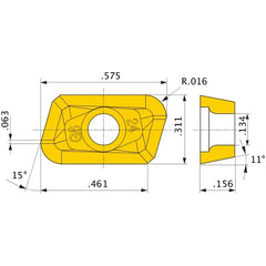 XPGT13T3PDFR-G1 HTI10 INSERT