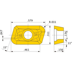 XPGT13T3PDFR-G2 HTI10 INSERT