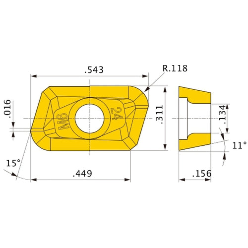 XPMT13T3PDER-M75 F7030 INSERT