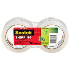‎Scotch Sure Start Shipping Packaging Tape 3450-2 1.88″ × 54.6 yd (48 mm × 50 m) - Americas Industrial Supply