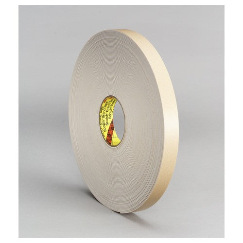 3M Double Coated Polyethylene Foam Tape 4496W White 3/4″ × 36 yd 62 mil - Americas Industrial Supply