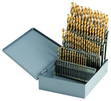 1/16 - 1/2 X 64Ths HSS Straight Shank Split Point Gold-P Drill Set (29Pcs) - Americas Industrial Supply