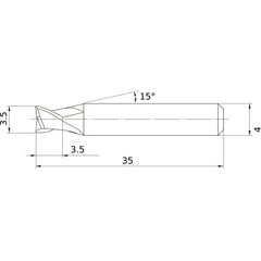 MS2ESD0350L35S04 CARBIDE ENDMILL