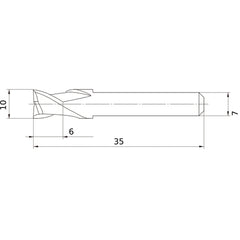 MS2ESD1000L35S07 CARBIDE ENDMILL