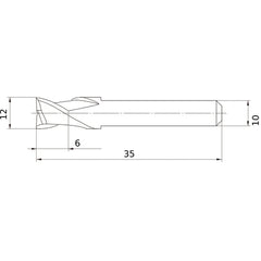 MS2ESD1200L35S10 CARBIDE ENDMILL