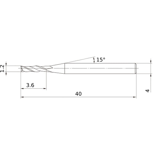 MS2JSD0120 CARBIDE ENDMILL