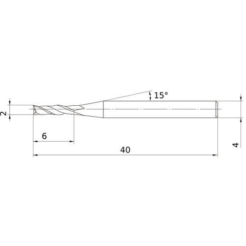 MS2JSD0200 CARBIDE ENDMILL