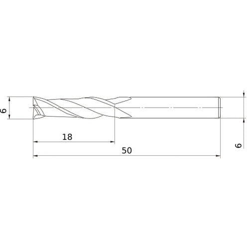 MS2JSD0600 CARBIDE ENDMILL
