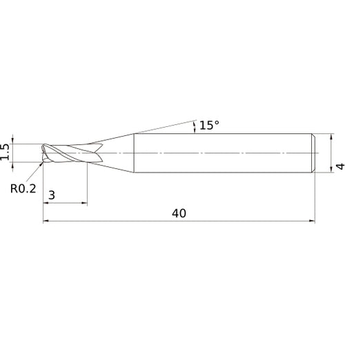 MS2MRBD0150R020 CARBIDE ENDMILL