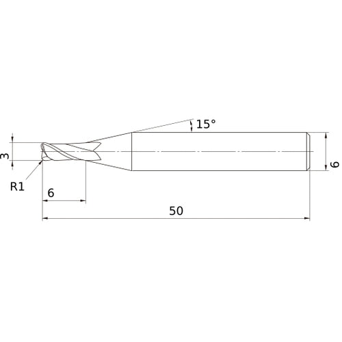 MS2MRBD0300R100 CARBIDE ENDMILL