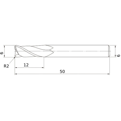 MS2MRBD0600R200 CARBIDE ENDMILL