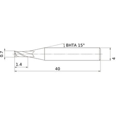 MS2MSD0070 CARBIDE ENDMILL
