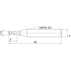 MS2MSD0150 CARBIDE ENDMILL