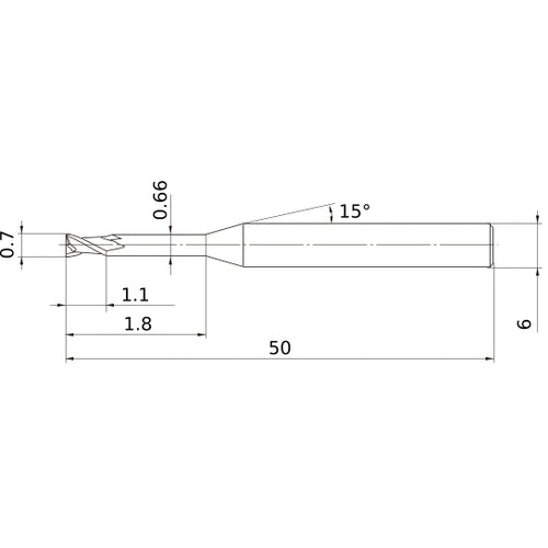 MS2XL6D0070N018 CARBIDE ENDMILL