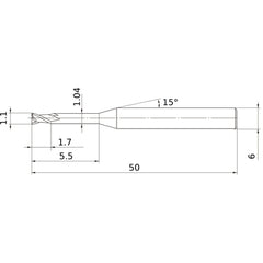 MS2XL6D0110N055 CARBIDE ENDMILL