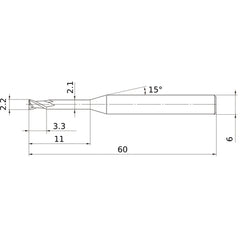 MS2XL6D0220N110 CARBIDE ENDMILL
