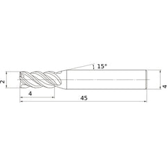 MSMHDD0200 ENDMILL