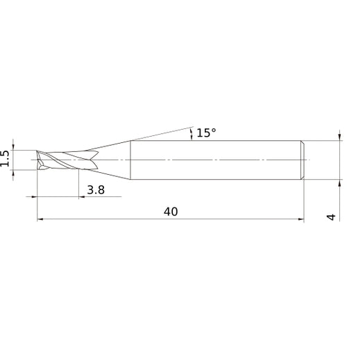VF2MVD0150 SOLID CARBIDE EM