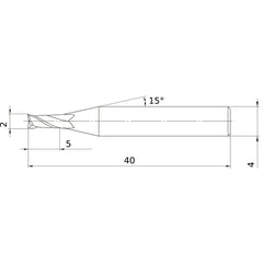 VF2MVD0200 SOLID CARBIDE EM