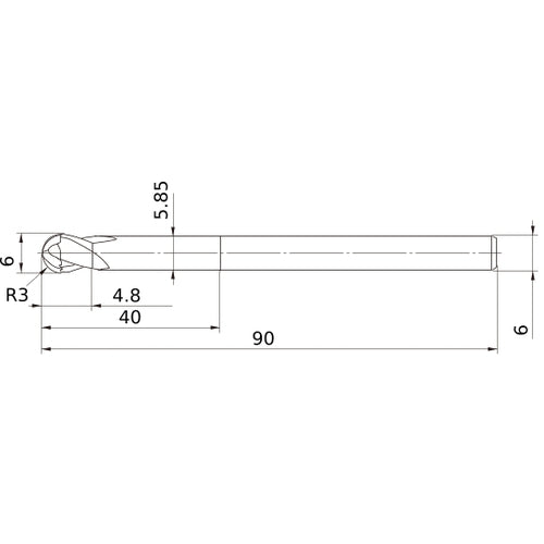 VF2XLBR0300N400S06 SOLID CARB EM