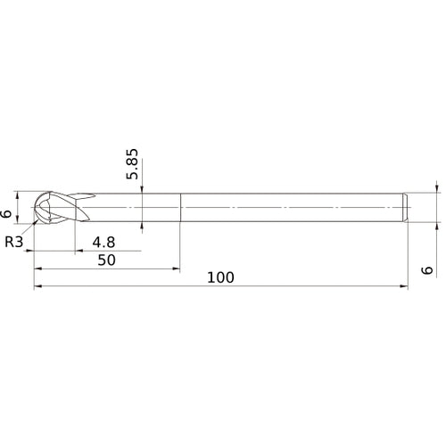 VF2XLBR0300N500S06 SOLID CARB EM