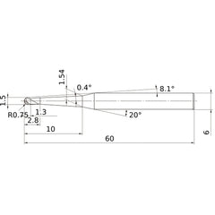VF3XBR0075T0024L010 SOLID CARB EM