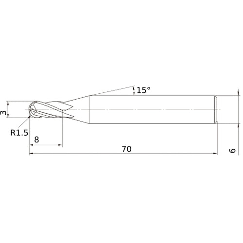VF4MBR0150 SOLID CARBIDE EM