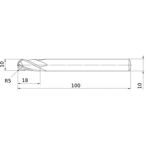 VF4MBR0500 SOLID CARBIDE EM