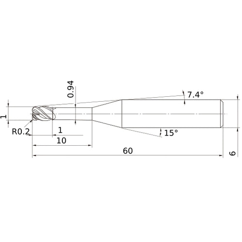 VFHVRBD0100R02N010 SOLID CARB EM