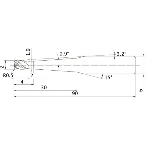VFHVRBD020R05N030T09 SOLID CARB EM
