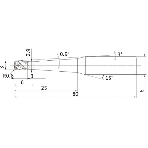 VFHVRBD030R08N025T09 SOLID CARB EM