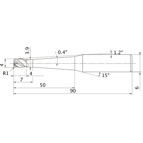 VFHVRBD040R10N050T04 SOLID CARB EM