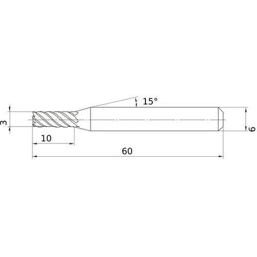 VFMDD0300 SOLID CARBIDE EM
