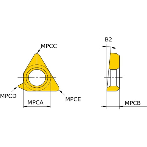 CTE32TP25 CARBIDE SPARE PART