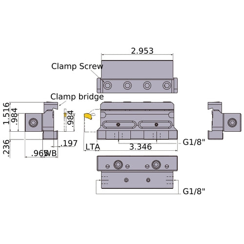 GWTBN2525-B26-C HOLDER