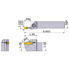 GYPR3225P00-K25 TURNING HOLDER