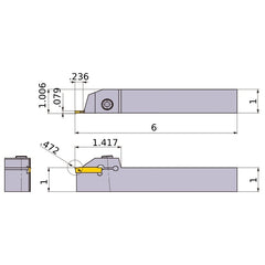 GYQLUS16D00-D06 TURNING HOLDER